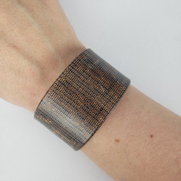 Color By Amber Copper Cuff Bracelet SZ S